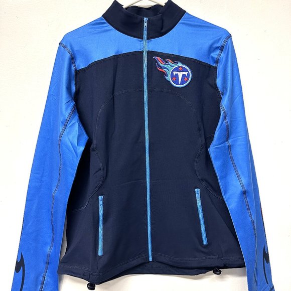 Tennessee Titans Full Zip Athletic NFL Yoga Jacket - New! Embroidered Logo Patch - Picture 1 of 3